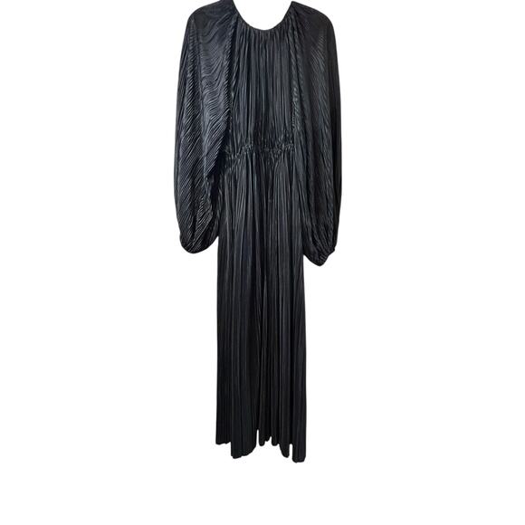 Black Pleated Atlein Collective Dress - Size S - Picture 4 of 11